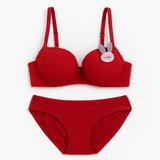 Cute Soft Plush Design Bra & Panty Set | Luxury Desires