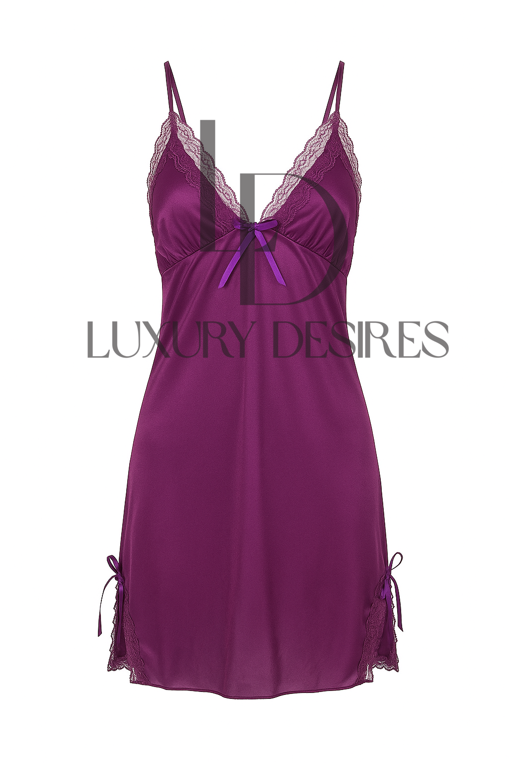Sexy Strap Pajamas Nighty Purple Suit | Luxury Desires