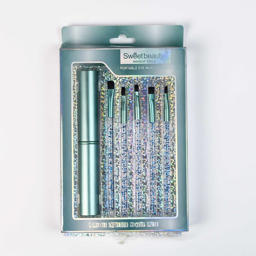 Sweet Beauty Blue Portable Eye Makeup Tools Brush