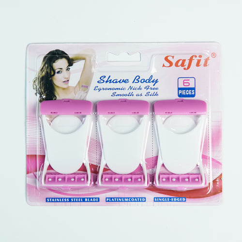 Safit Women Shave Body Razor - Pack Of 6