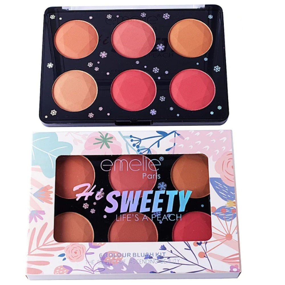 Emelie 6 Color Blush Kit