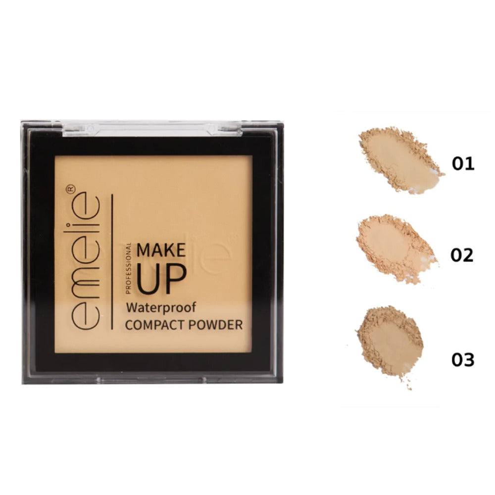 Emelie Make Up Water Proof Compact Powder