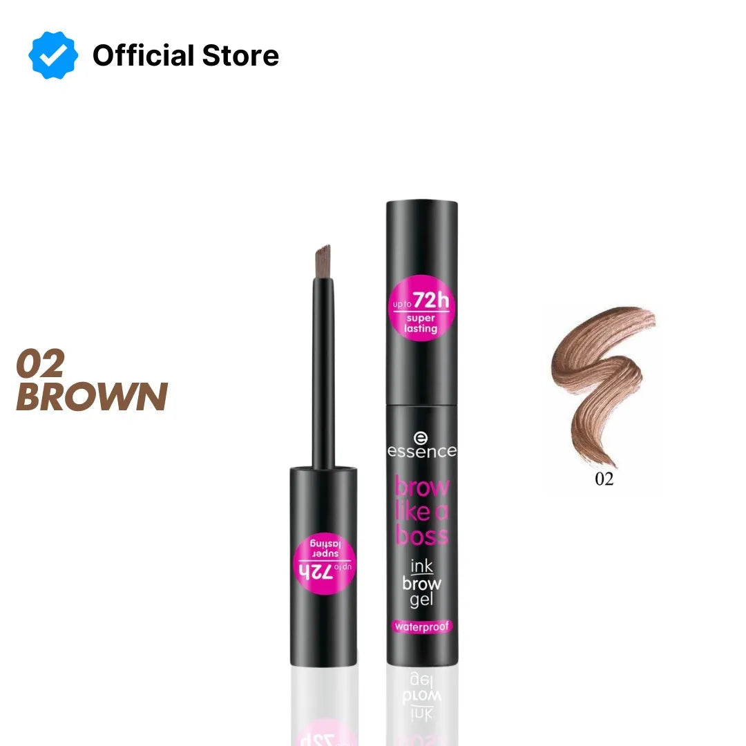 Essence Brow Like A Boss Ink Brow Gel 02 Brown