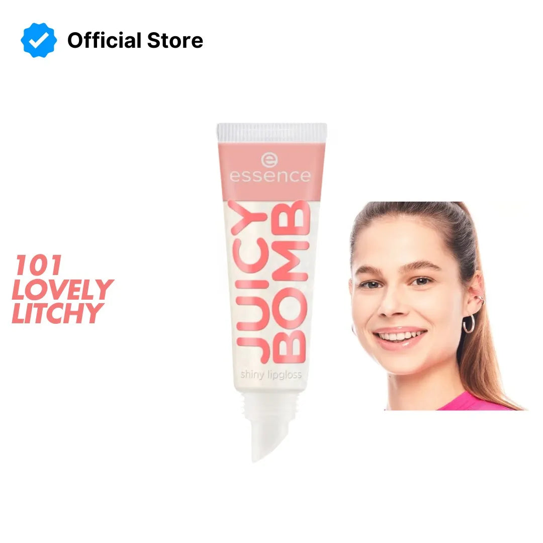 Essence Juicy Bomb Lipgloss - 101 Lovely Litchi | Shiny Finish