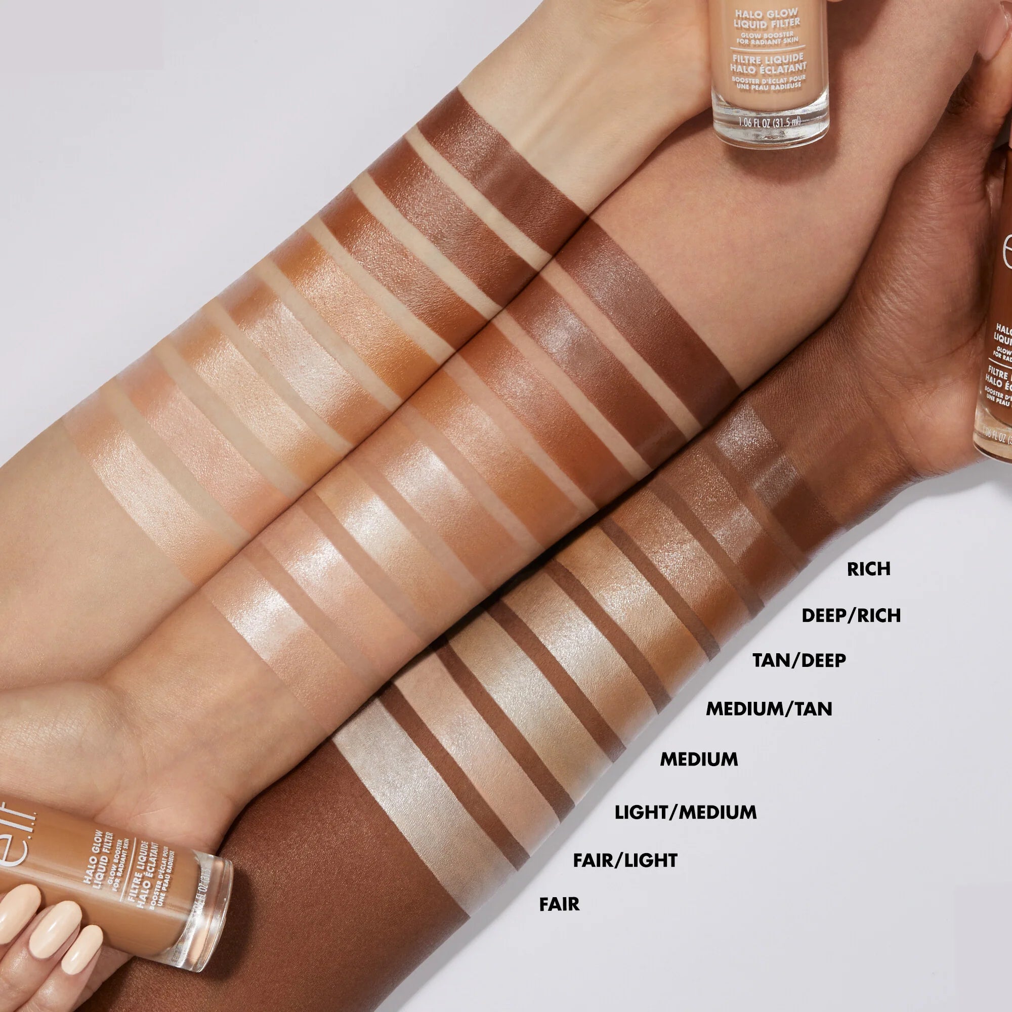ELF Halo Glow Liquid Filter - 3Light Medium | Radiant Skin