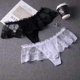Luxury Desires (Pack of 2) – Sexy Perspective Mesh Lace Underwear – Free Sizes