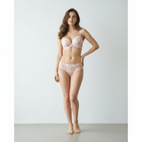 Elegant Push Up Bridal Bra & Panty with Adjustable Straps