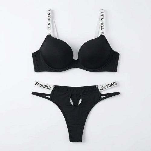 Adjustable Straps Push Up Bra And Panty Set | Luxury Desires