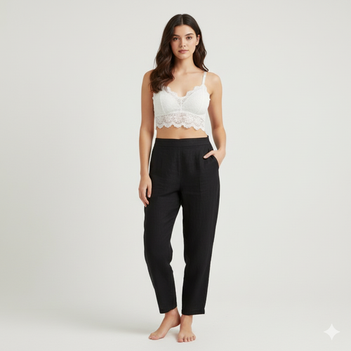 Luxury Desires Sexy Lace Sunflower White Bra – Free Sizes