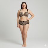 Leopard Print Lace Bra & Panty Set | Luxurydesires