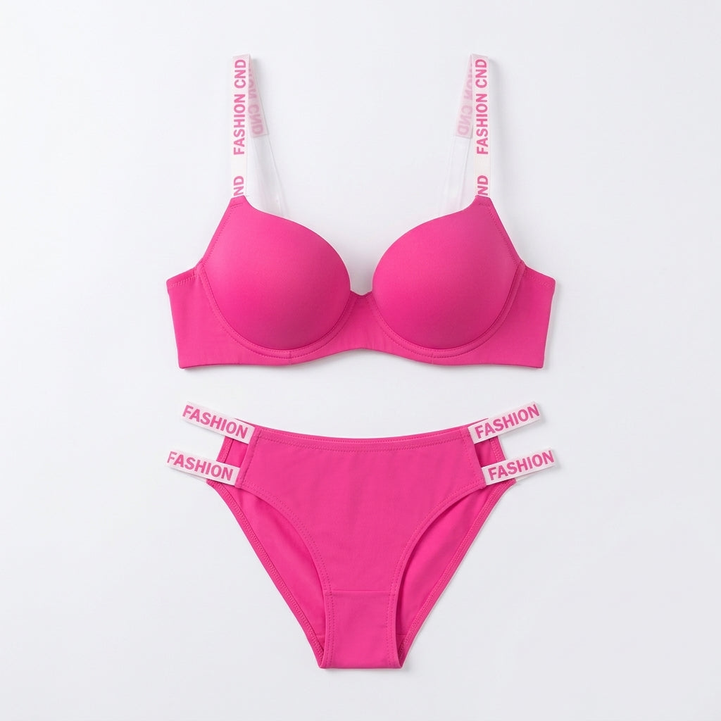 Adjustable Straps Push Up Bra And Panty Set | Luxury Desires Luxury Desires
