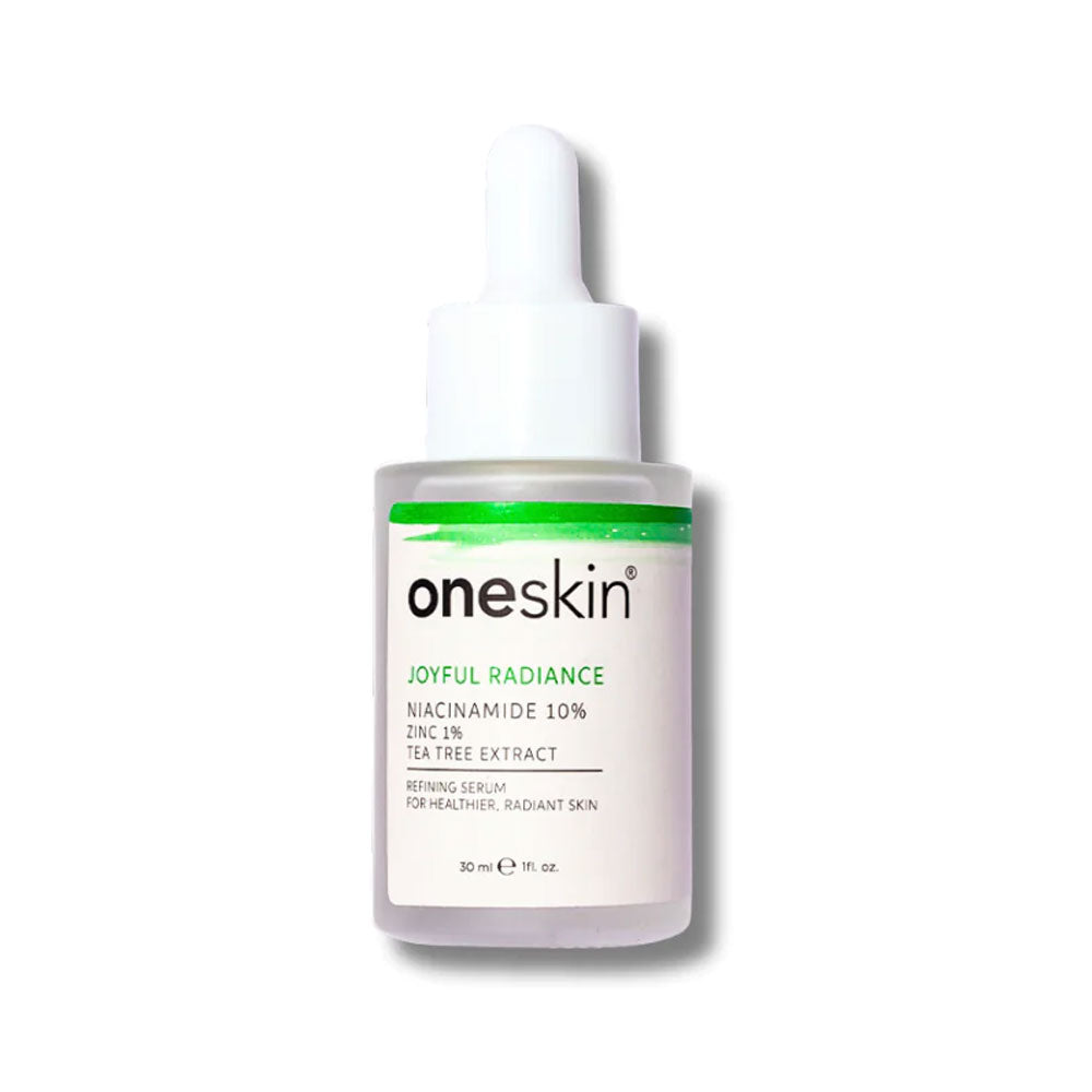 One Skin Joyful Radiance - Niacinamide 10%, Zinc 1%, Tea Tree Extract - 30ml