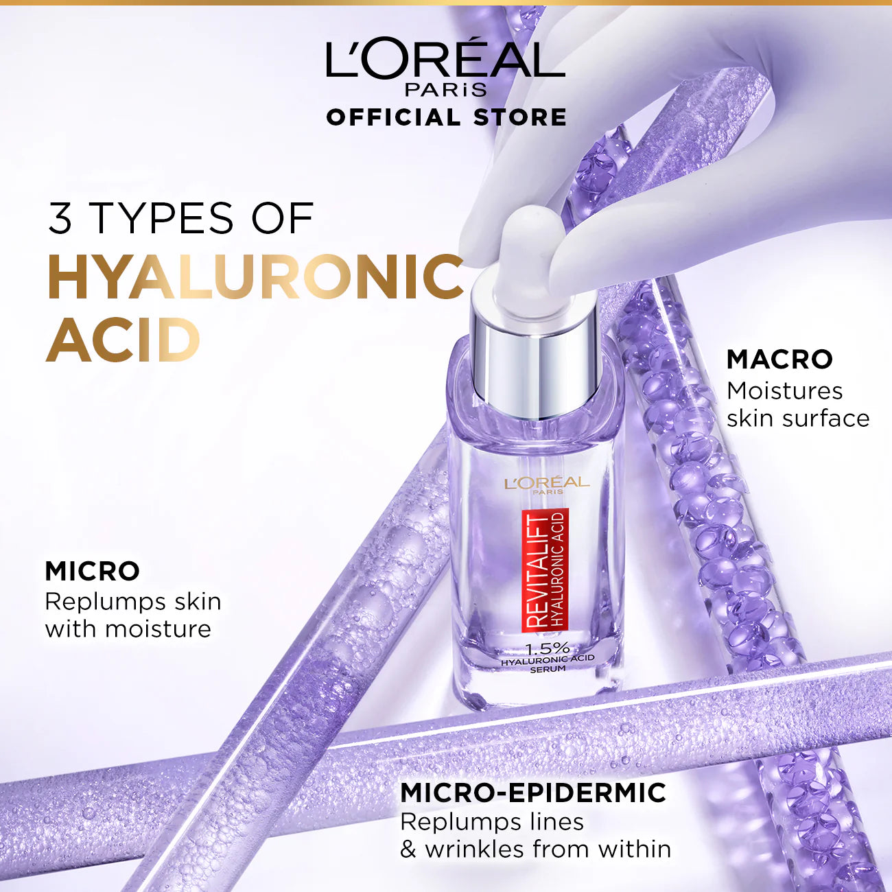 L'Oreal Revitalift Hyaluronic Acid 1.5% Serum - 30ml