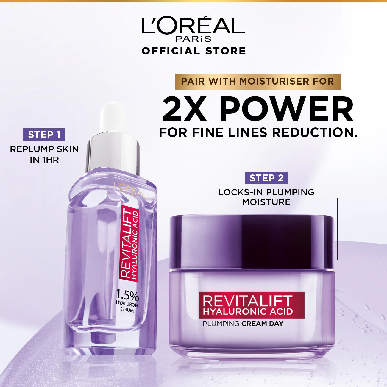 L'Oreal Revitalift Hyaluronic Acid 1.5% Serum - 30ml