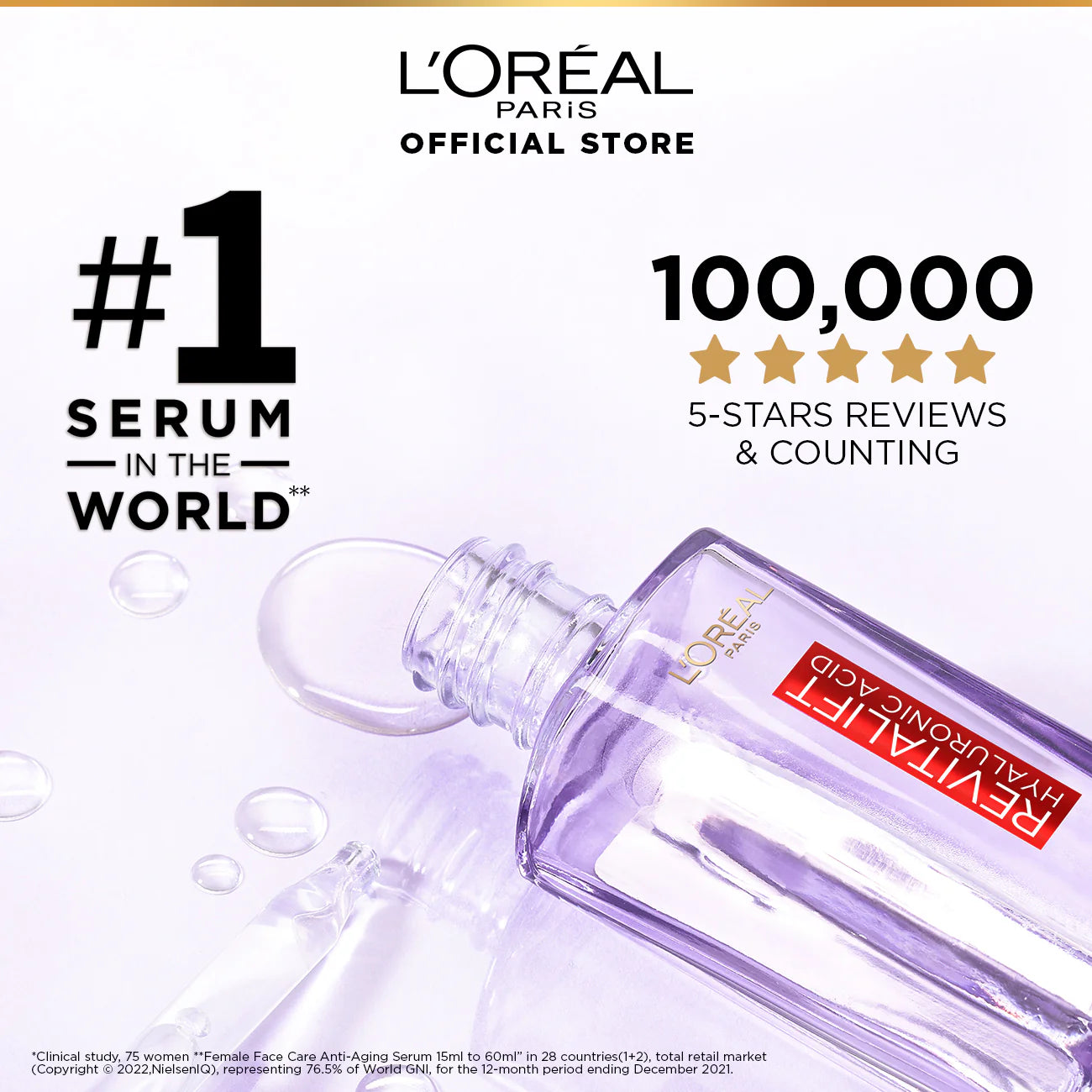 L'Oreal Revitalift Hyaluronic Acid 1.5% Serum - 30ml