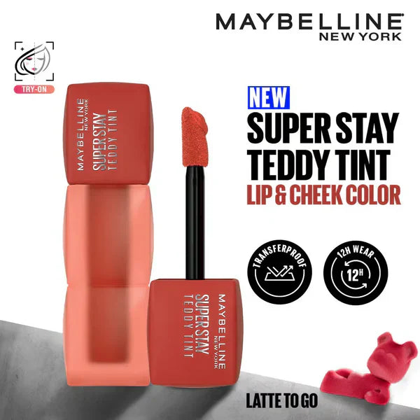 Maybelline Super Stay Teddy Tint - Long-Lasting Matte Lip Color