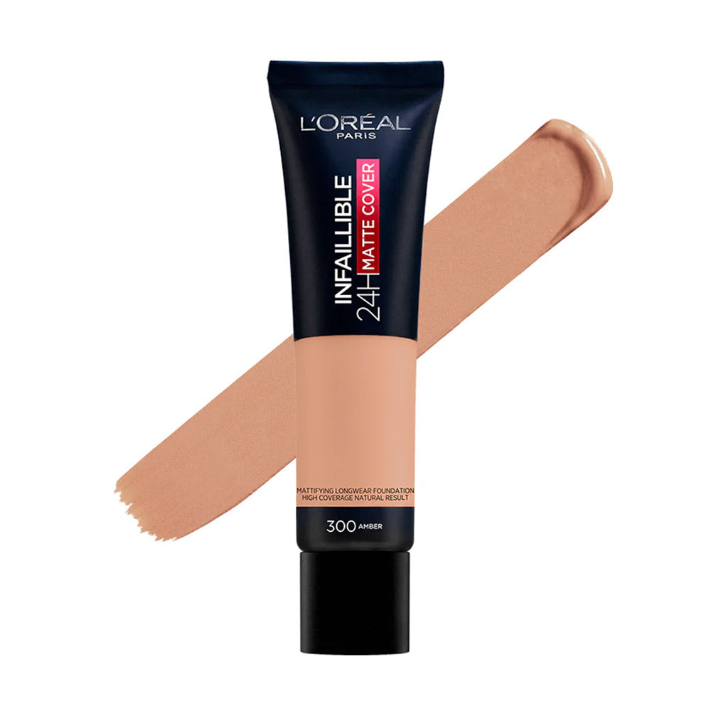 Loreal Infallible 24Hr Matte Cover Foundation - 300 Ambre