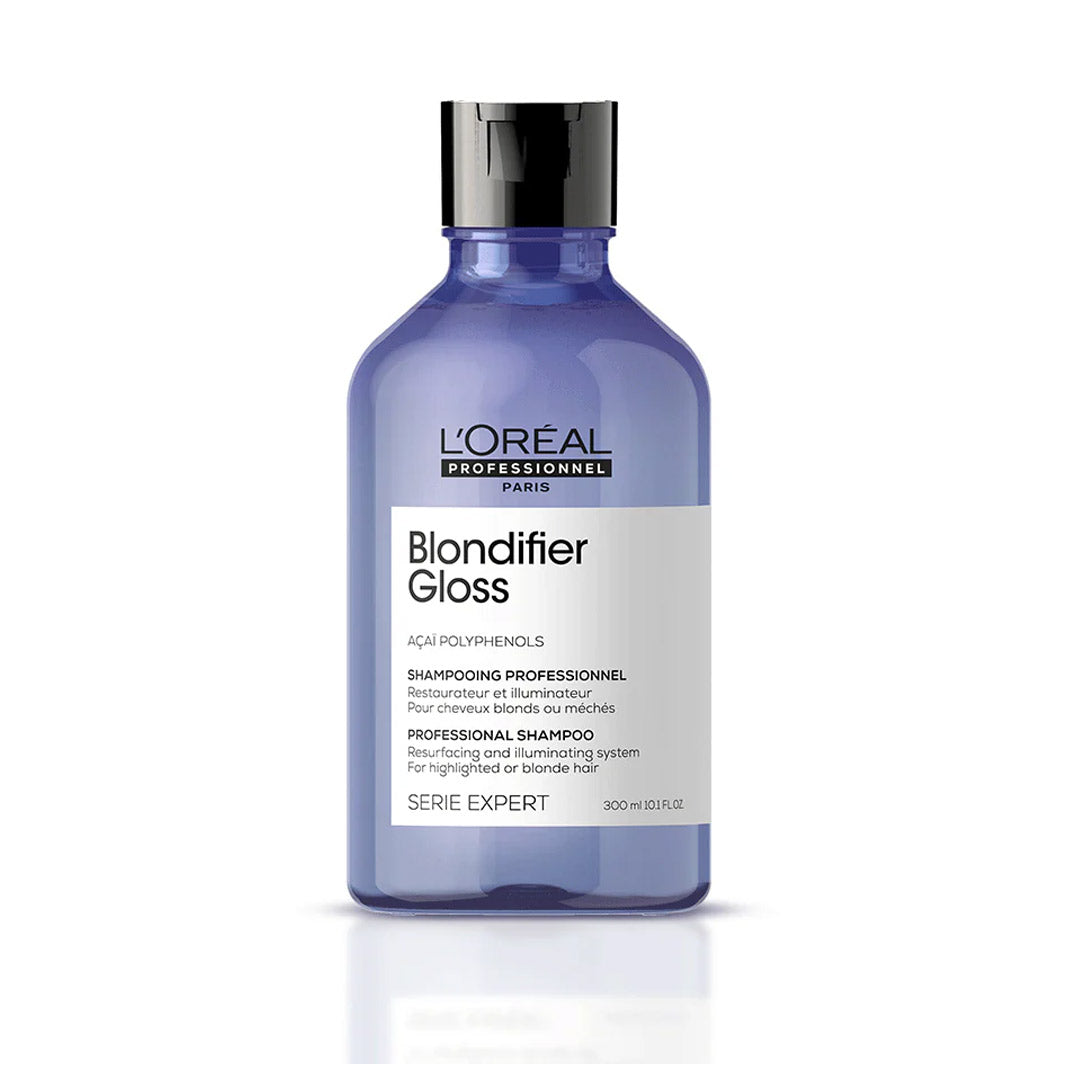 Loreal Professionnel Serie Expert Blondifier Gloss Shampoo - 300ml - For Highlighted Or Blond Hair