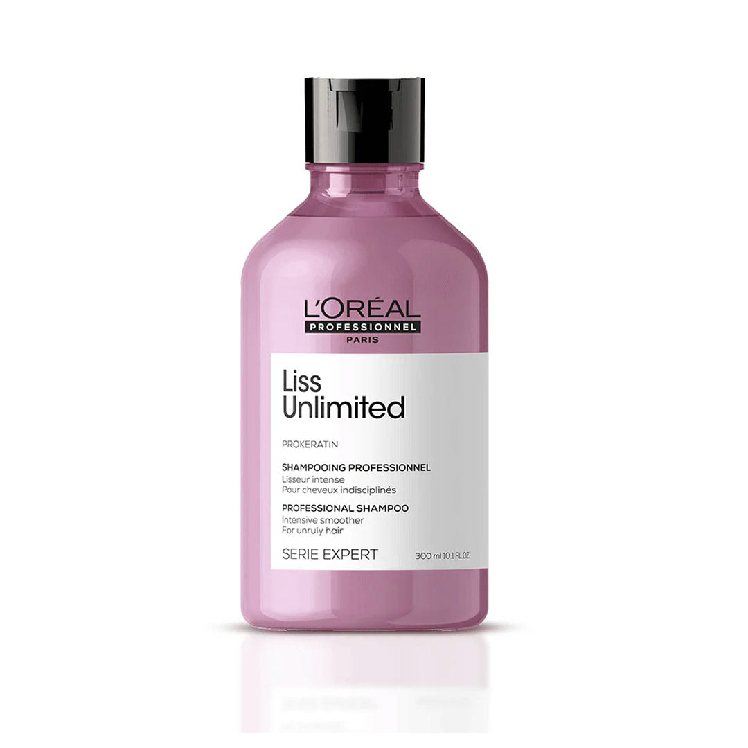 Loreal Professionnel Serie Expert Liss Unlimited Shampoo - 300ml - For Frizzy Hair & Straightened Hair