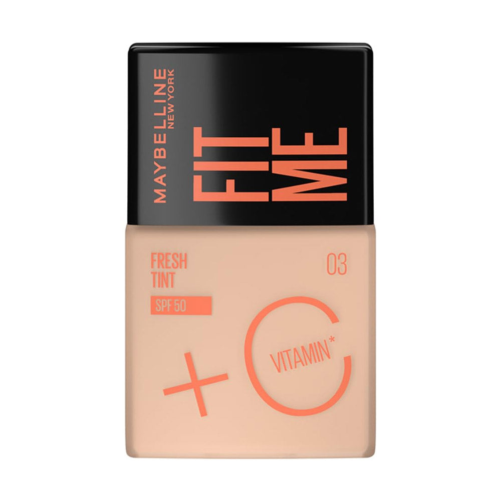 Maybelline New York Fit Me Fresh Tint With SPF 50 & Vitamin C, Natural Coverage Foundation