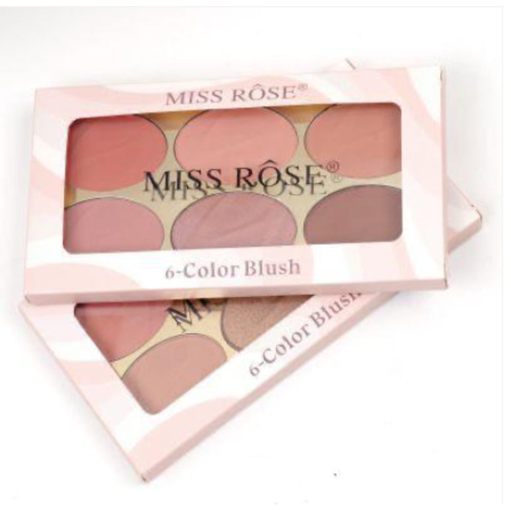 Miss Rose 6 Color Blush