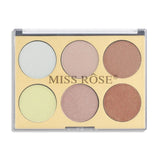 Miss Rose Glow Highlighter 6 Color Palette