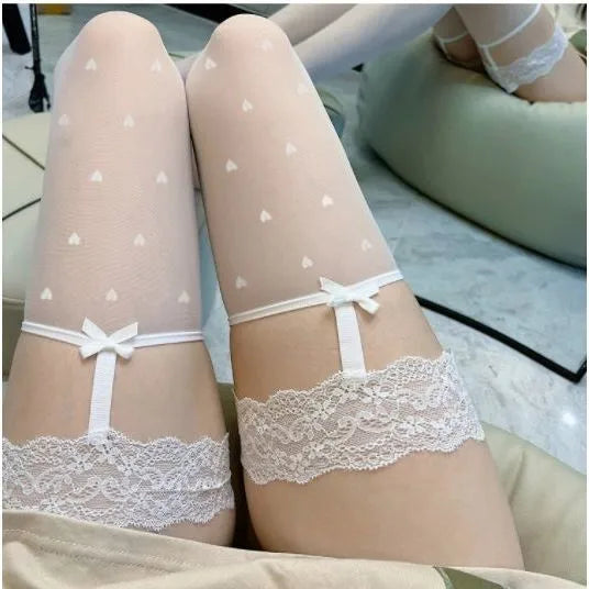 Polka Dots Sexy Stockings – Bold & Alluring | Luxury Desires