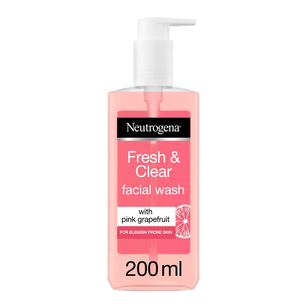 Neutrogena Fresh & Clear Pink Grapefruit Facial Wash - 200ml