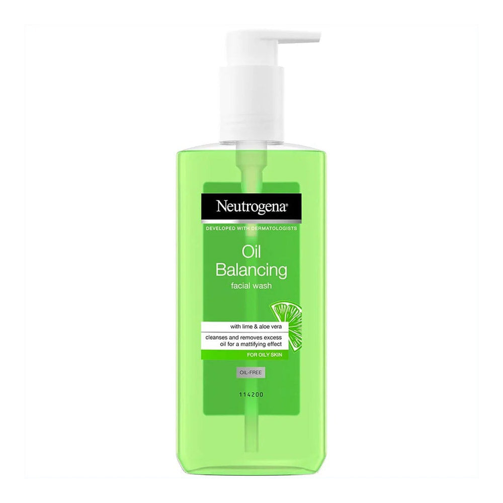 Neutrogena Oil Balancing Lime & Aloe Vera Facial Wash - 200ml