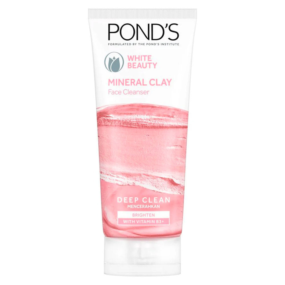 Pond's Bright Mineral Clay Facial Cleanser With Vitamin B3+