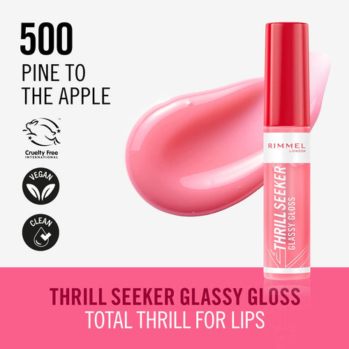 Rimmel Lip Gloss Thrill Seeker - High Shine | 500 Pine to the Apple