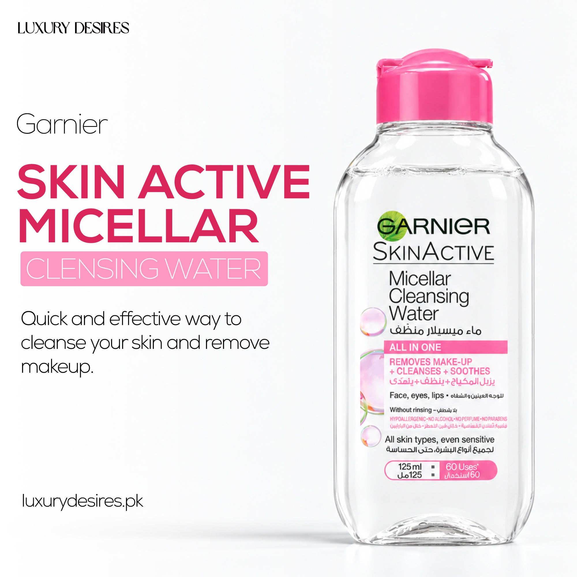 Garnier Skin Active Micellar Cleansing Water - 125 ML Garnier