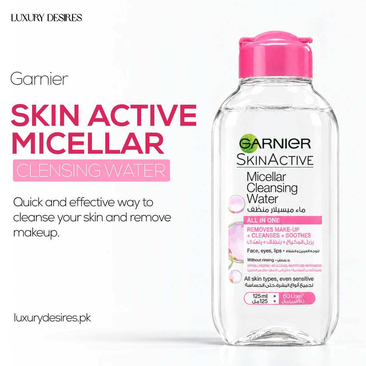 Garnier Skin Active Micellar Cleansing Water - 125 ML Garnier