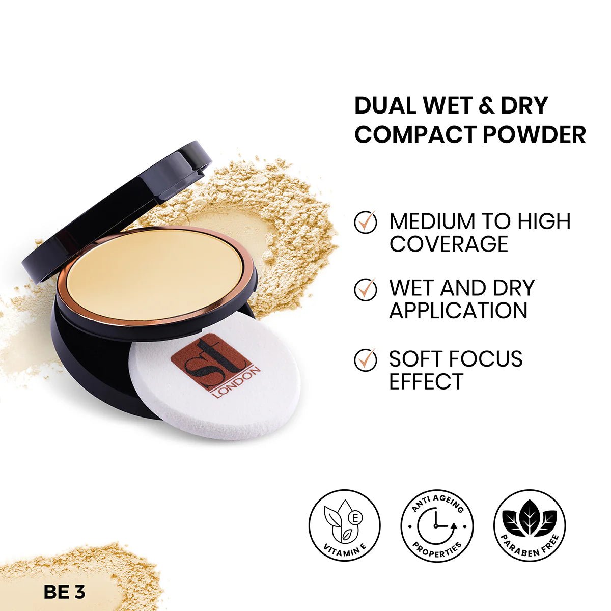 ST London Dual Wet & Dry Compact Powder