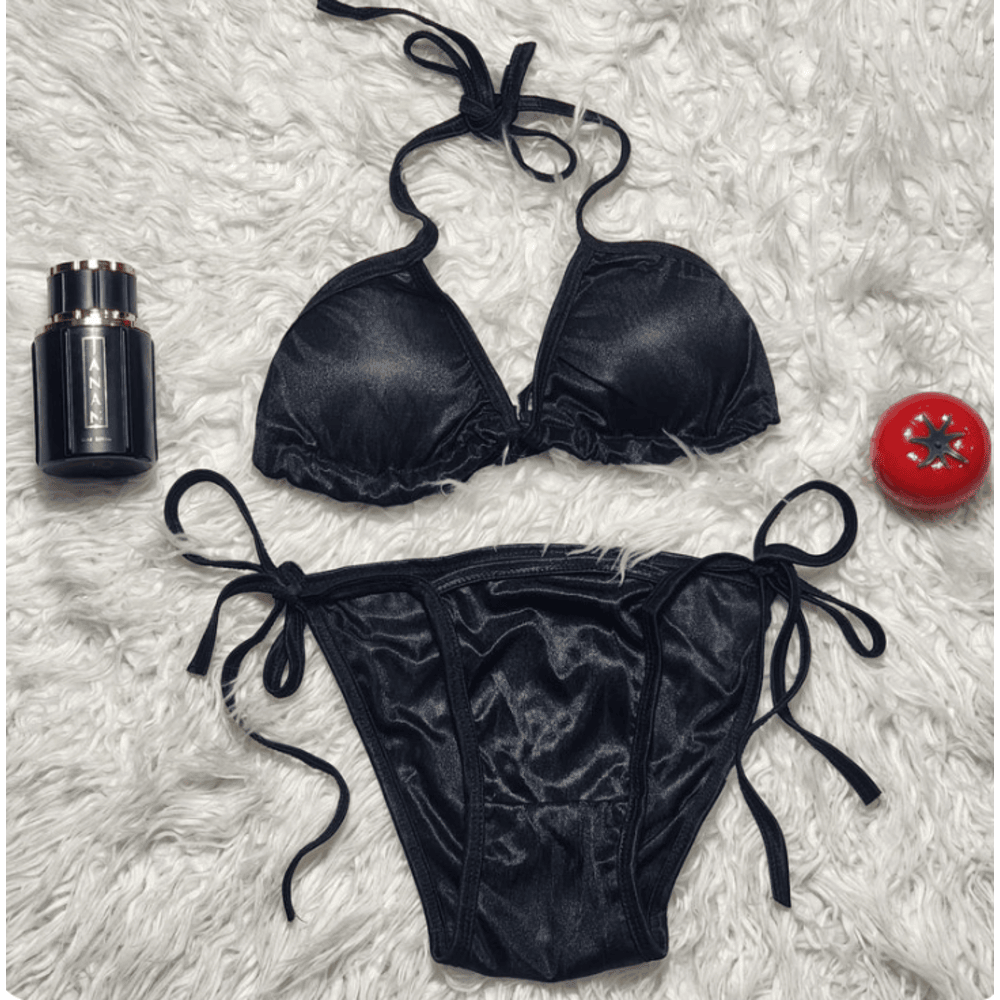 Satin Silk Bikini Panties & Bra Set | Luxury Desires