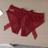 Luxury Desires (Pack Of 3) Waist Briefs Crotch Opening Panties