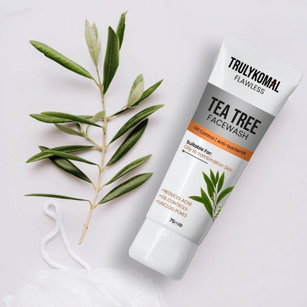 Tea Tree Oil Face Wash |  Acne-Free Skin - TRULY KOMAL