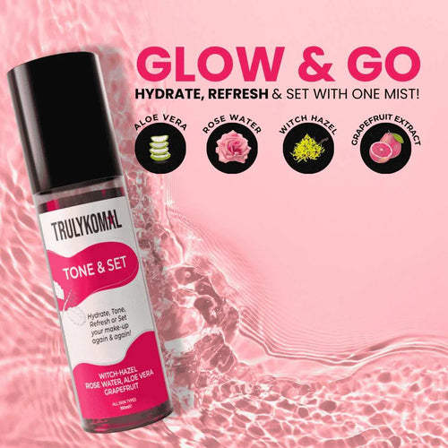 Truely Komal Tone & Set Hydrating Mist 100ml – Refresh & Glow