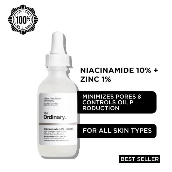 The Ordinary Niacinamide 10% + Zinc 1% Serum For All Skin Types