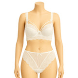 Bridal Lace Half Cup Bra Panty Set | Luxury Desires