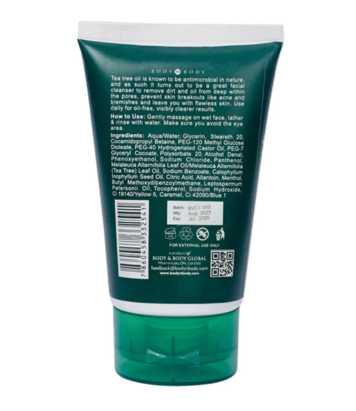 BNB Tea Tree Face Wash