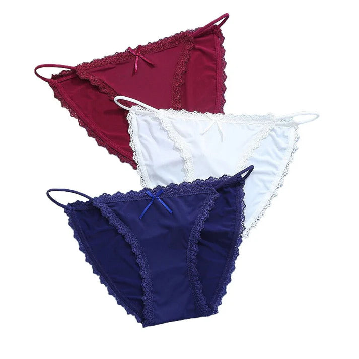 Pack of 3 High-Quality G-string Lace Panties | Luxury Desires