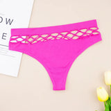 Sexy T Shape Mesh Hole Design G-string Panties | Pack of 3