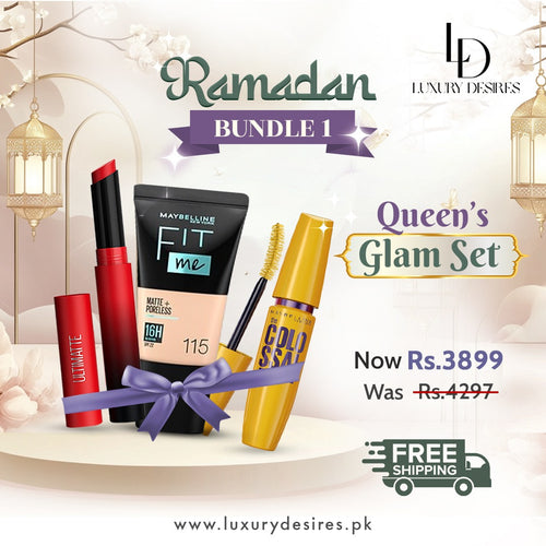 Queen’s Glam Set - Ultimate Beauty Bundle for Flawless Looks