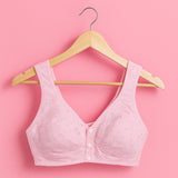 Front Button Nursing Bra – Pink | Luxury Desires