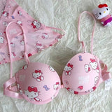 New Hello Kitty Pink Bra Set - Premium by Luxury Desires