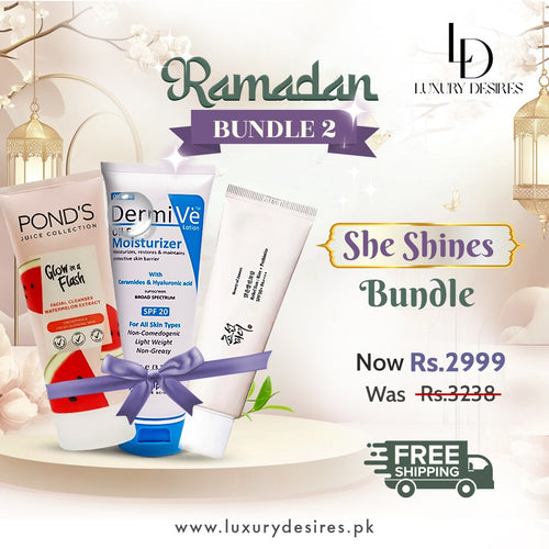She Shines Bundle – Glow-Boosting Skincare Essentials