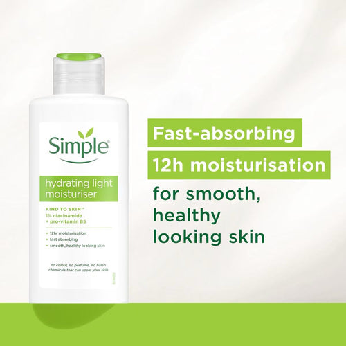 Simple Hydrating Light Moisturizer 125Ml | Lightweight Hydration