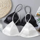 Soft Silk Triangle Cup Light Padded T-Shirt Bra | Luxury Desires