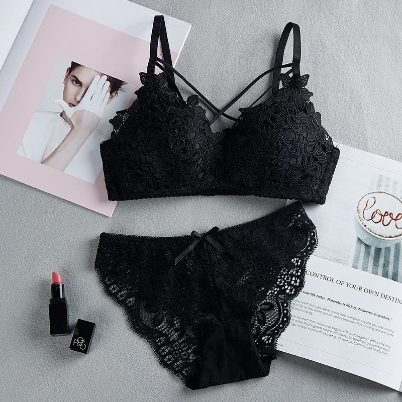 High Quality  Imported Bra Set - Elegant & Comfortable by Luxury Desires - Black